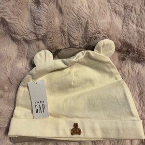Baby GAP Cream Bear Ears Hat